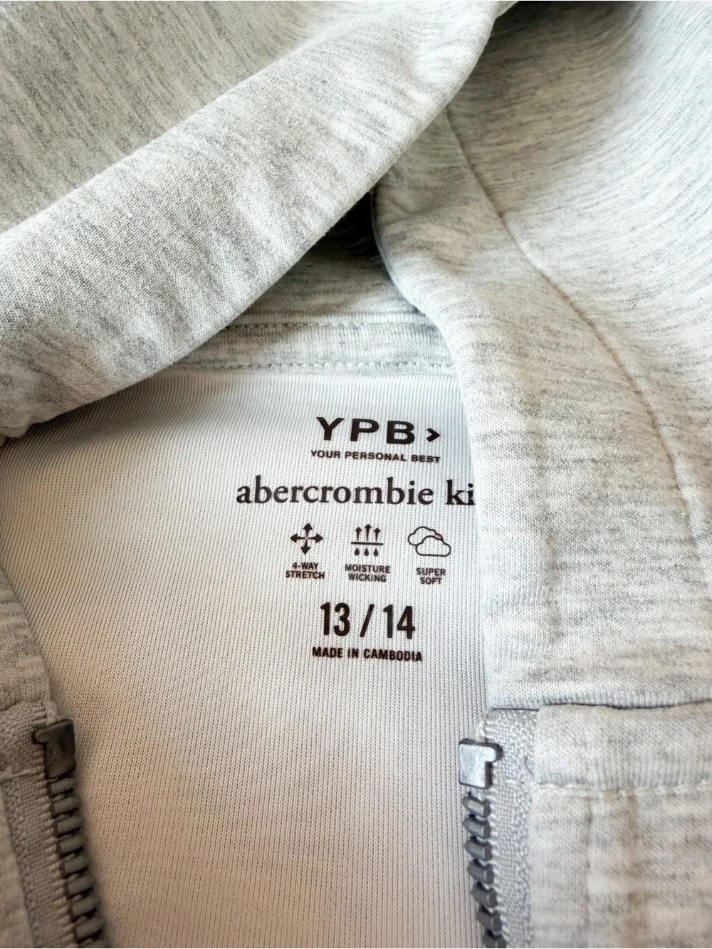 Abercrombie Kids Girls Ypb Neoknit Full-Zip Hoodie 13/14